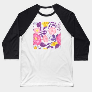 Cute Flowers Baseball T-Shirt